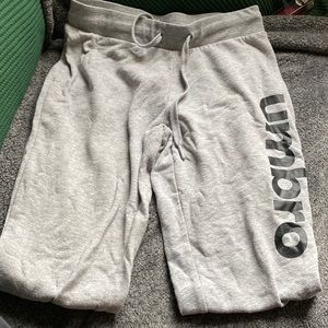 Gray Umbro sweatpants